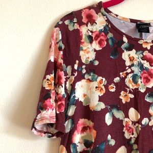 Agnes & Dora Floral Ruffle Tunic, Small